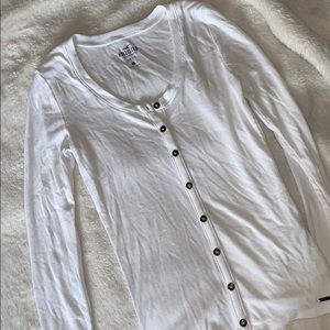White Top with Buttons